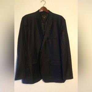 INC jacket, black 2 button closure